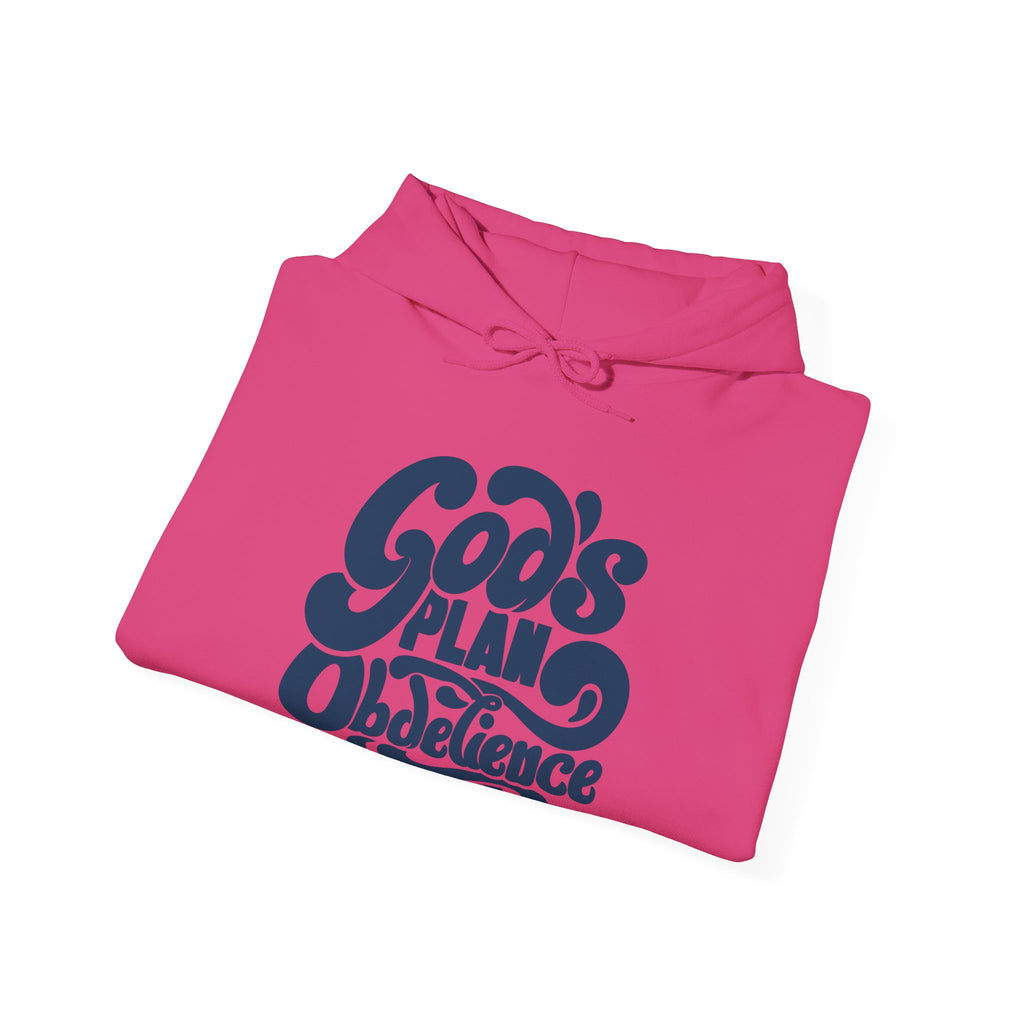 Gods Plan Obedience hoodie | Equals Overflow faith graphic sweatshirt