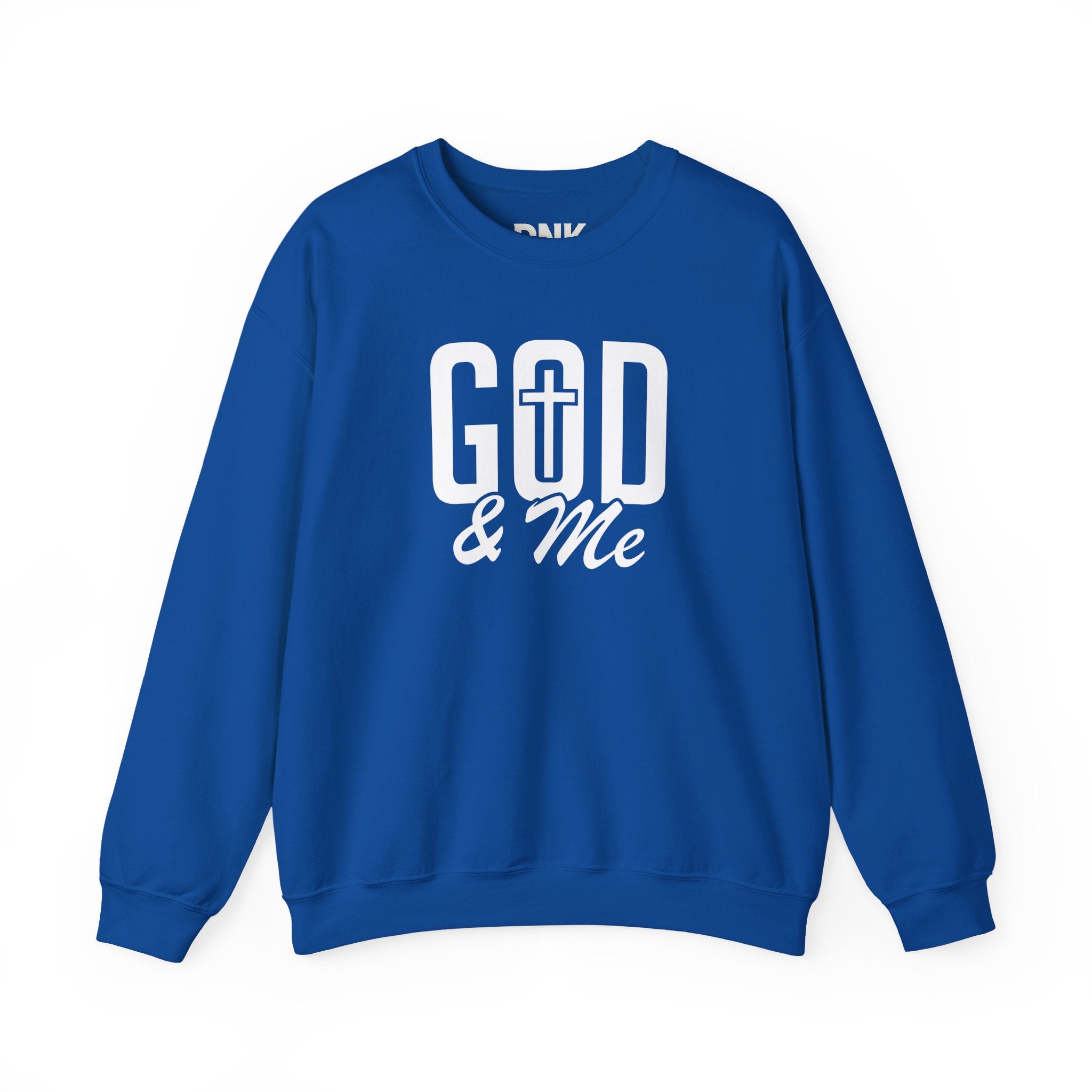 God & Me Sweatshirt | Cross Back Christian Sweater| Religious Gift| God Sweatshirt| God Is Good| Faith Sweate| Jesus Lover