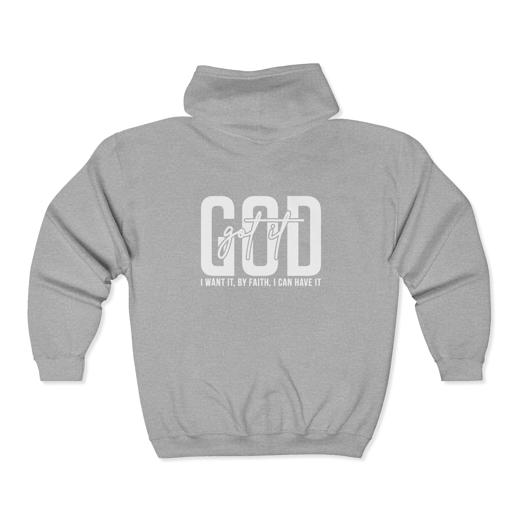 God Got It Hoodie | God In Me Zip Hoodie | Faith Hoodie | Christian GIFT | Scripture Hoodie | Motivational Hoodie | Religious Gift