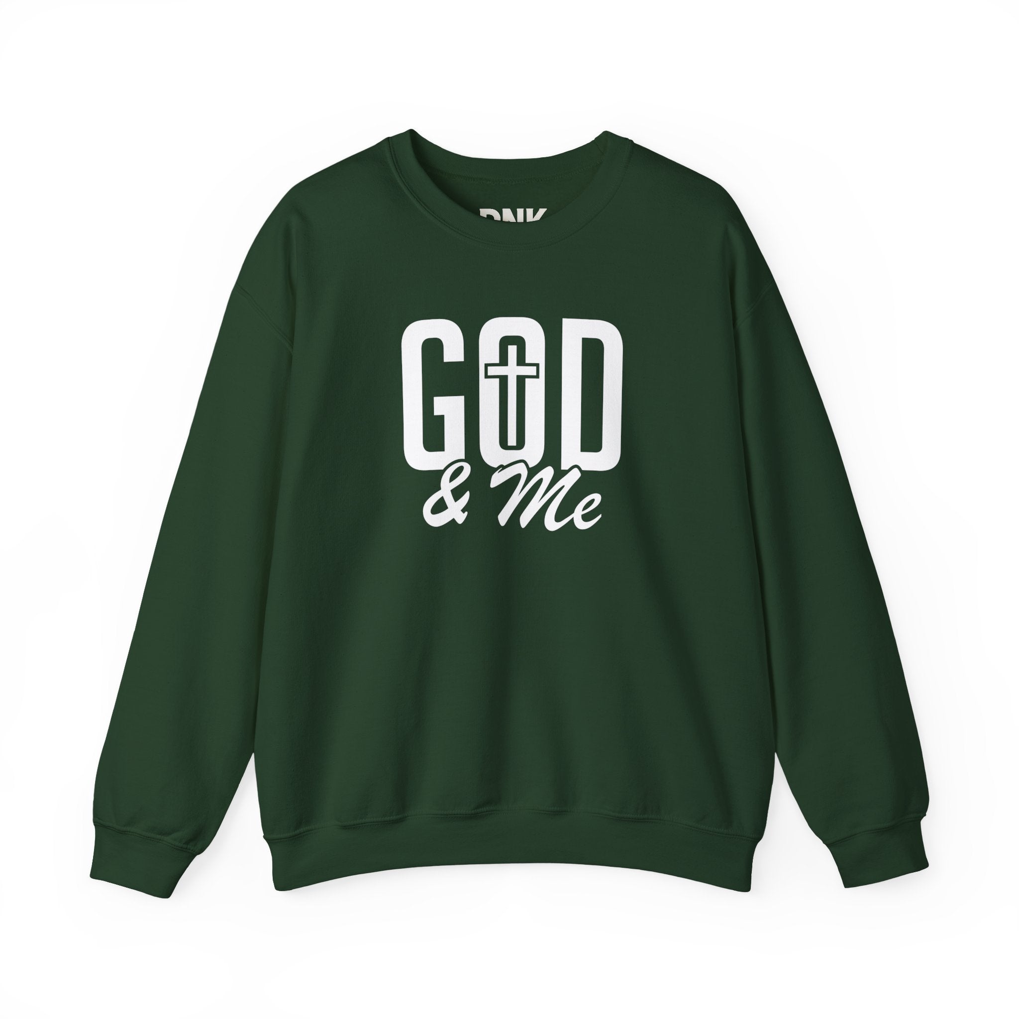 God & Me Sweatshirt | Cross Back Christian Sweater| Religious Gift| God Sweatshirt| God Is Good| Faith Sweate| Jesus Lover