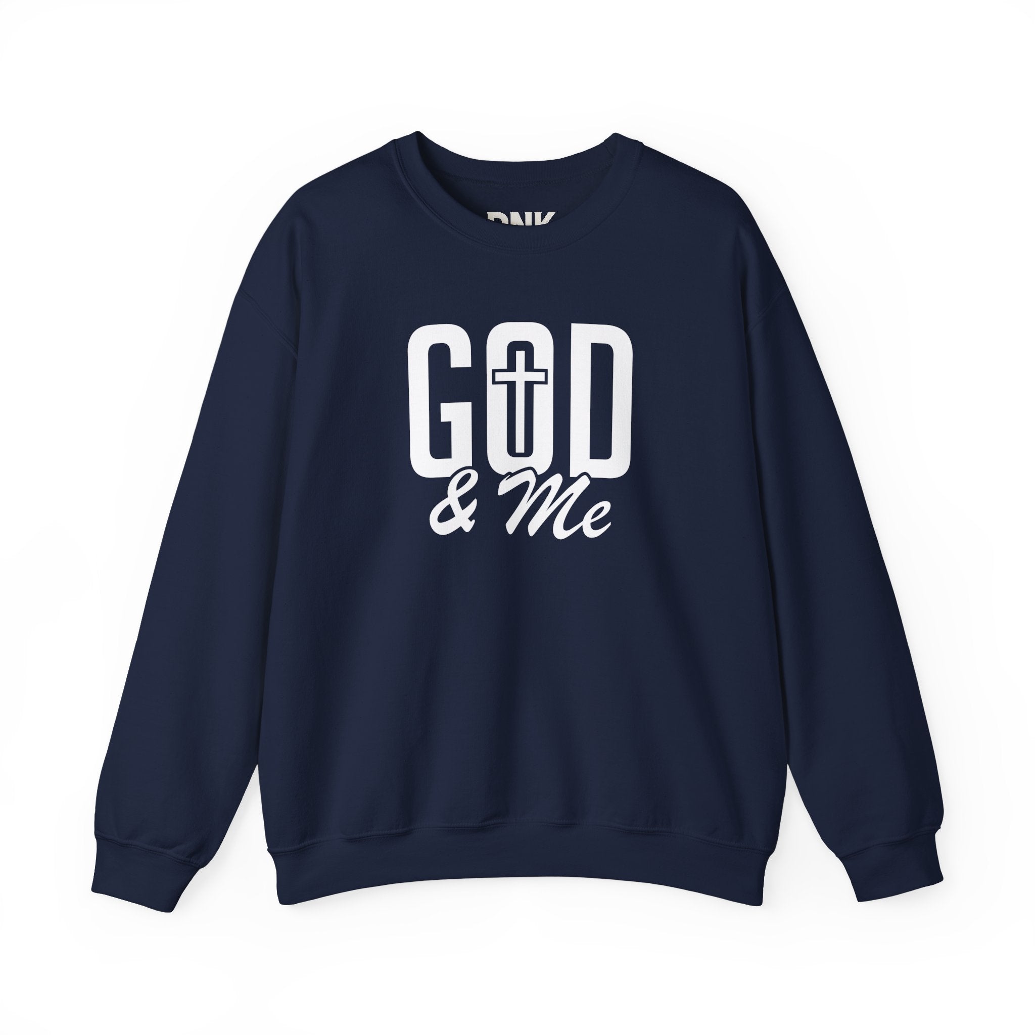 God & Me Sweatshirt | Cross Back Christian Sweater| Religious Gift| God Sweatshirt| God Is Good| Faith Sweate| Jesus Lover