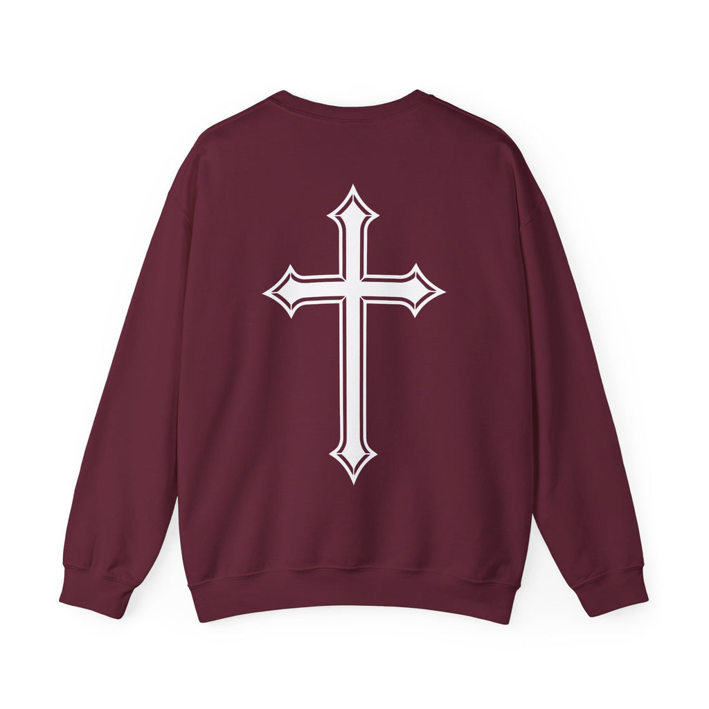 God & Me Sweatshirt | Cross Back Christian Sweater| Religious Gift| God Sweatshirt| God Is Good| Faith Sweate| Jesus Lover
