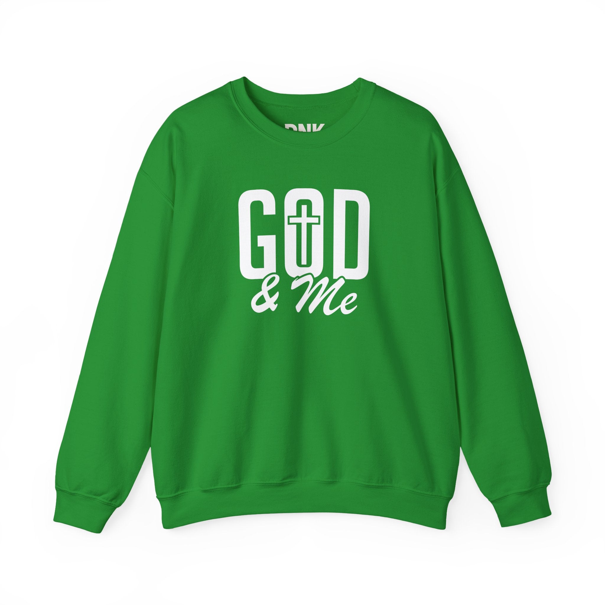 God & Me Sweatshirt | Cross Back Christian Sweater| Religious Gift| God Sweatshirt| God Is Good| Faith Sweate| Jesus Lover