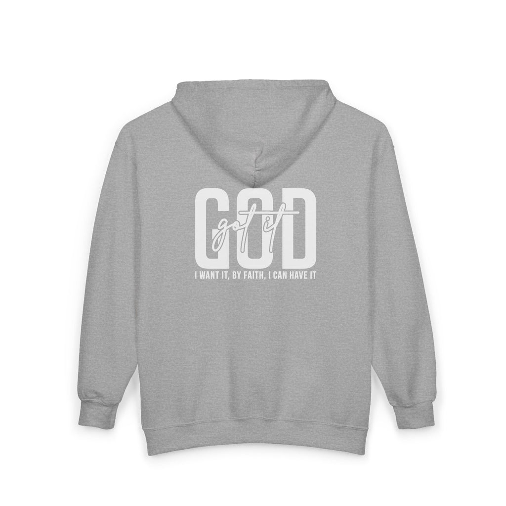 God Got It Hoodie | God In Me Zip Hoodie | Faith Hoodie | Christian GIFT | Scripture Hoodie | Motivational Hoodie | Religious Gift