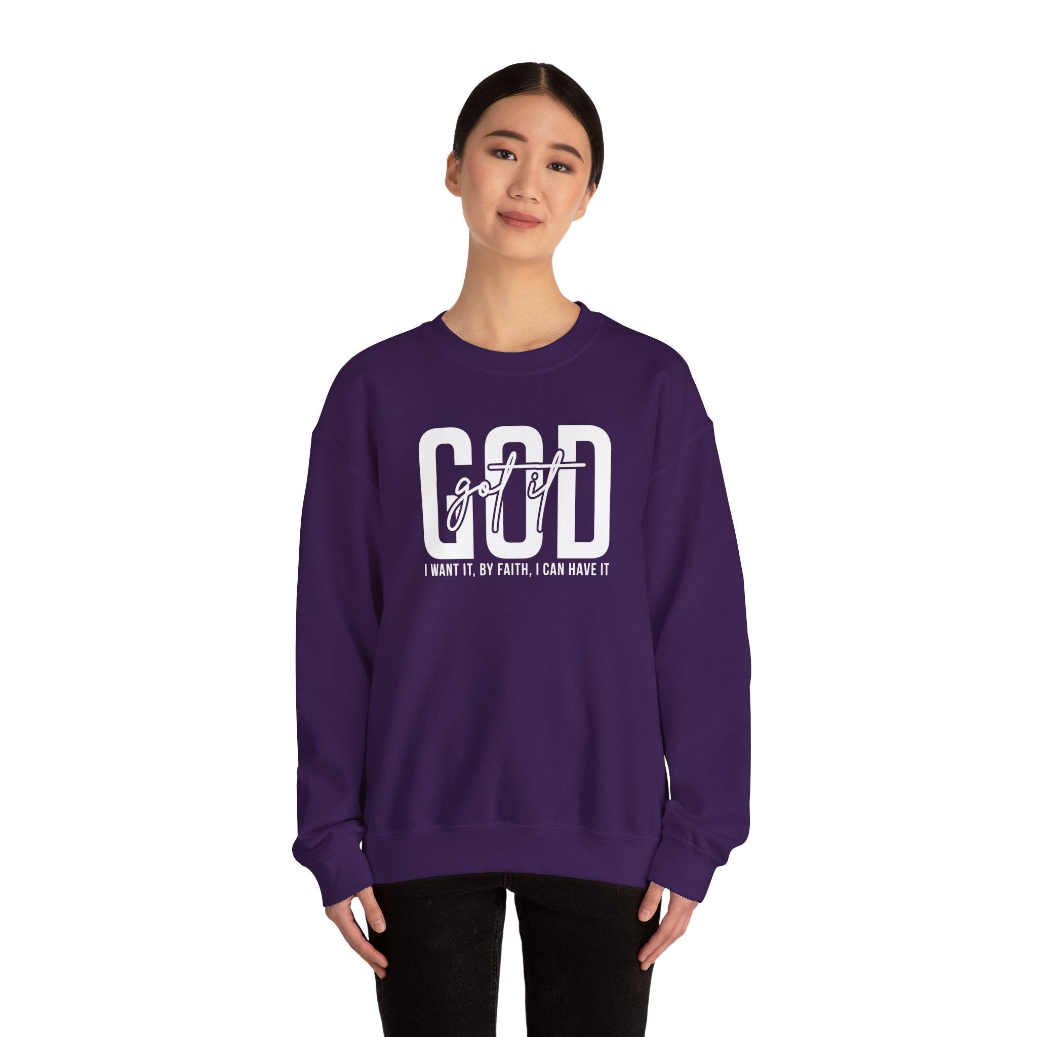 GOD GOT IT| I Want It| By Faith|  I Can Have It | Christian Sweatshirt |Christian Outfit|God Is Good| Religious Shirt| Religious Gift