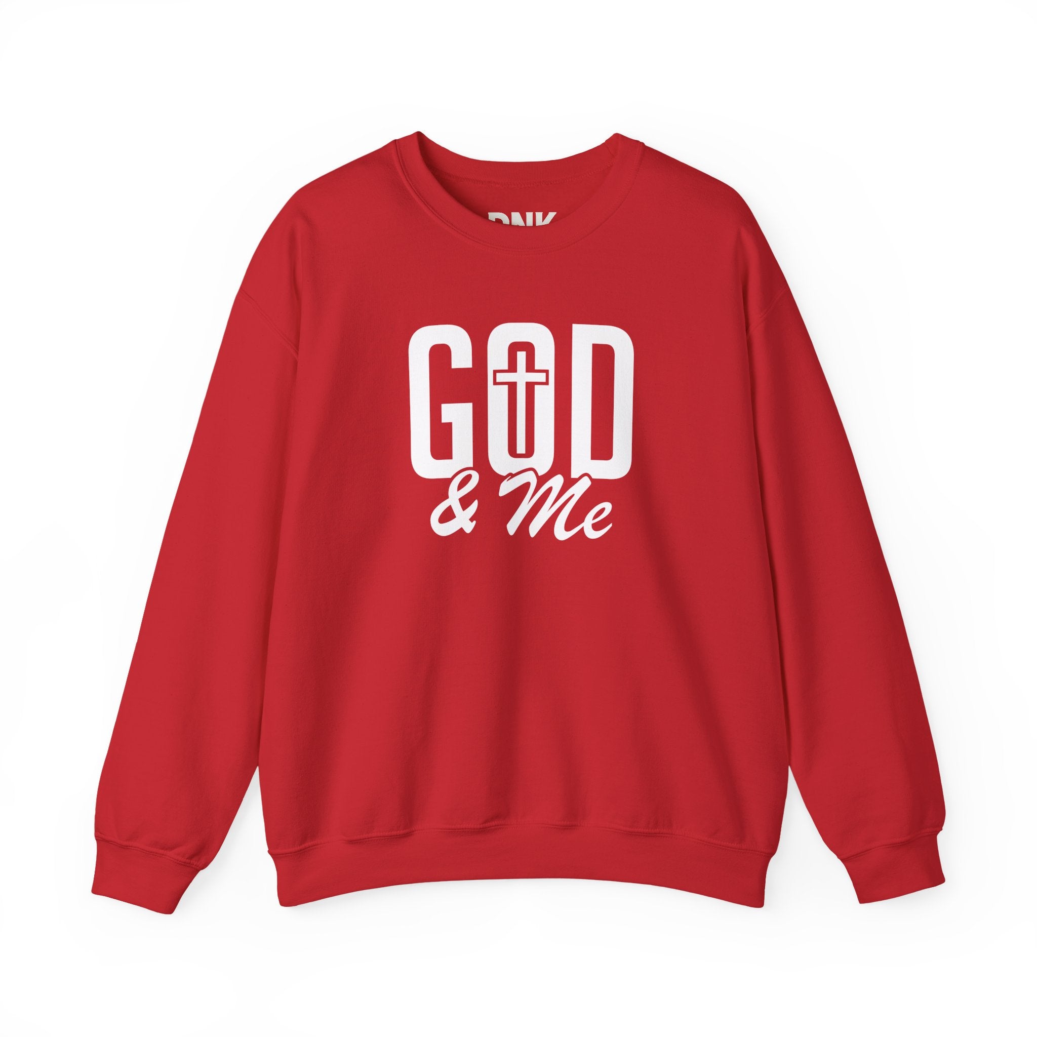 God & Me Sweatshirt | Cross Back Christian Sweater| Religious Gift| God Sweatshirt| God Is Good| Faith Sweate| Jesus Lover
