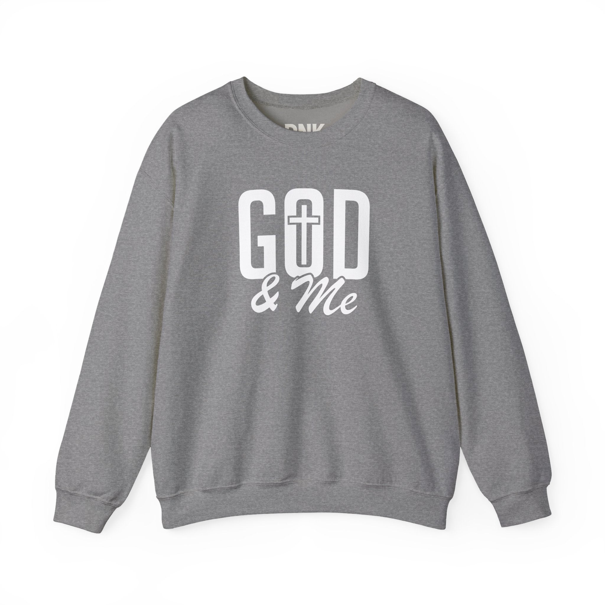 God & Me Sweatshirt | Cross Back Christian Sweater| Religious Gift| God Sweatshirt| God Is Good| Faith Sweate| Jesus Lover