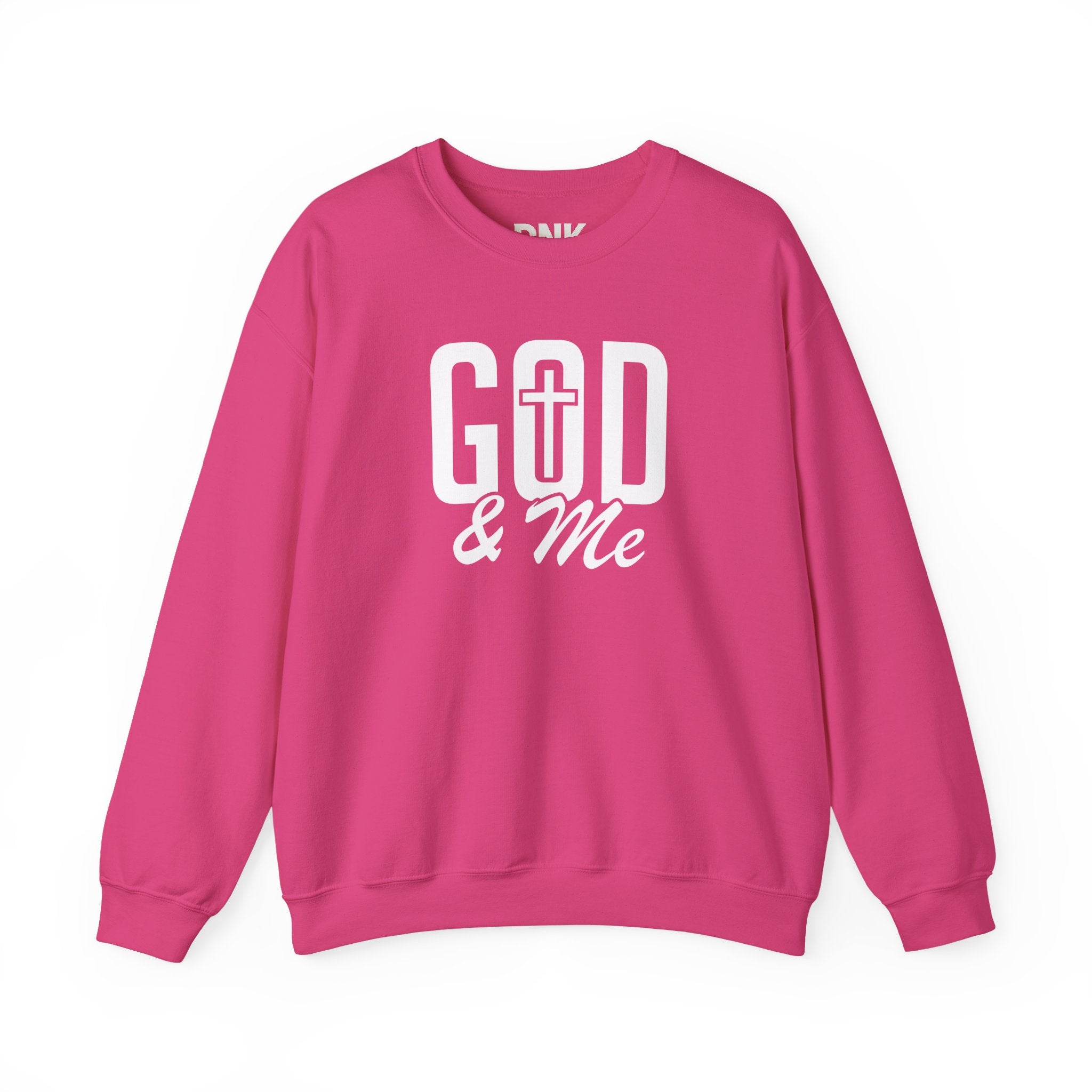 God & Me Sweatshirt | Cross Back Christian Sweater| Religious Gift| God Sweatshirt| God Is Good| Faith Sweate| Jesus Lover