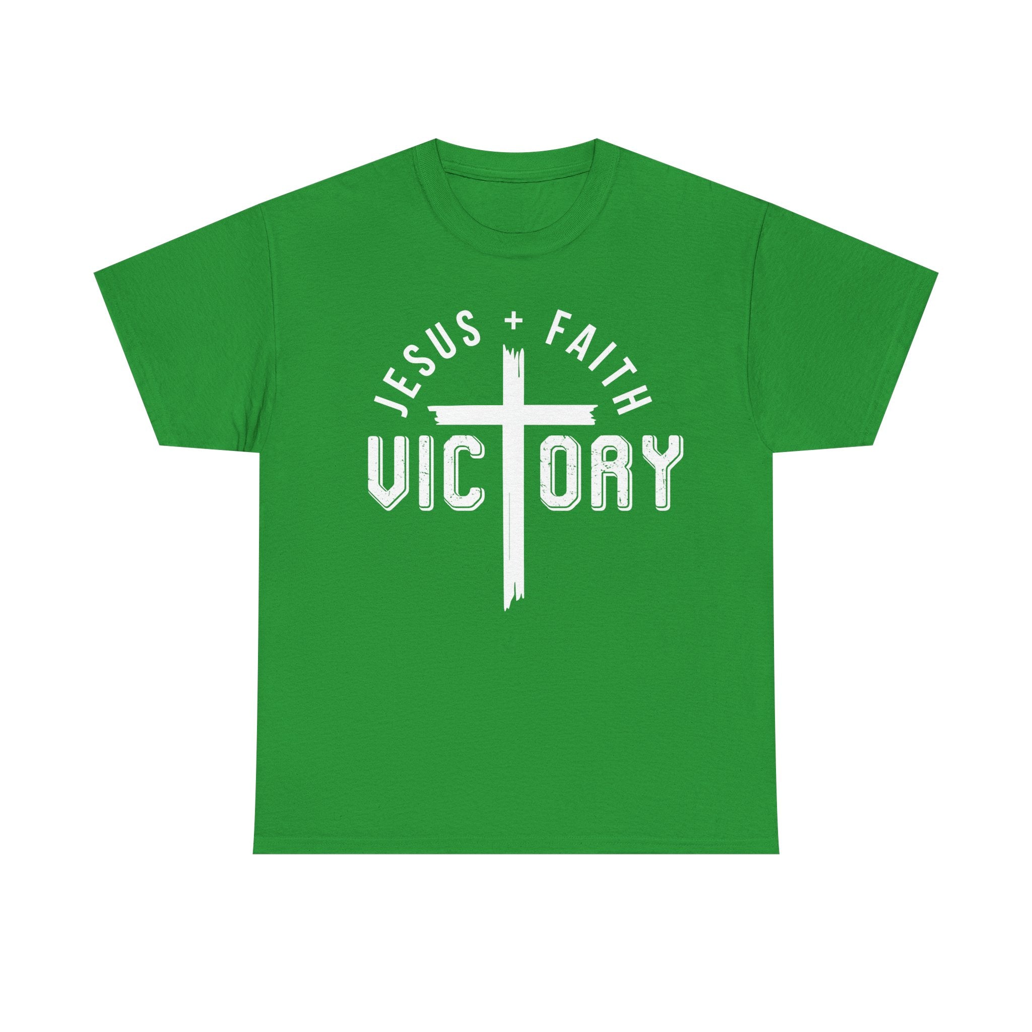 Jesus Faith Victory T-Shirt | Christian Typography Tee