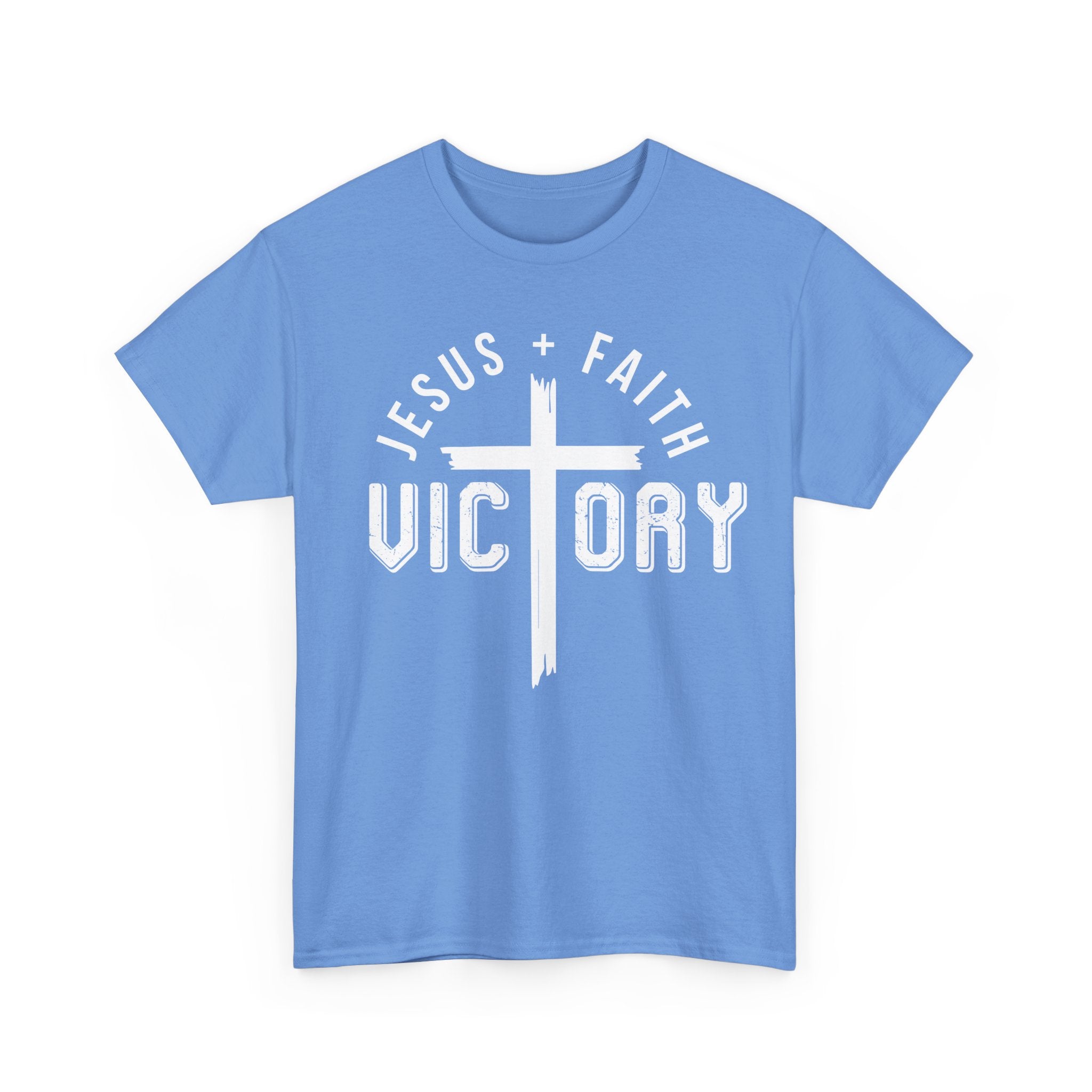 Jesus Faith Victory T-Shirt | Christian Typography Tee