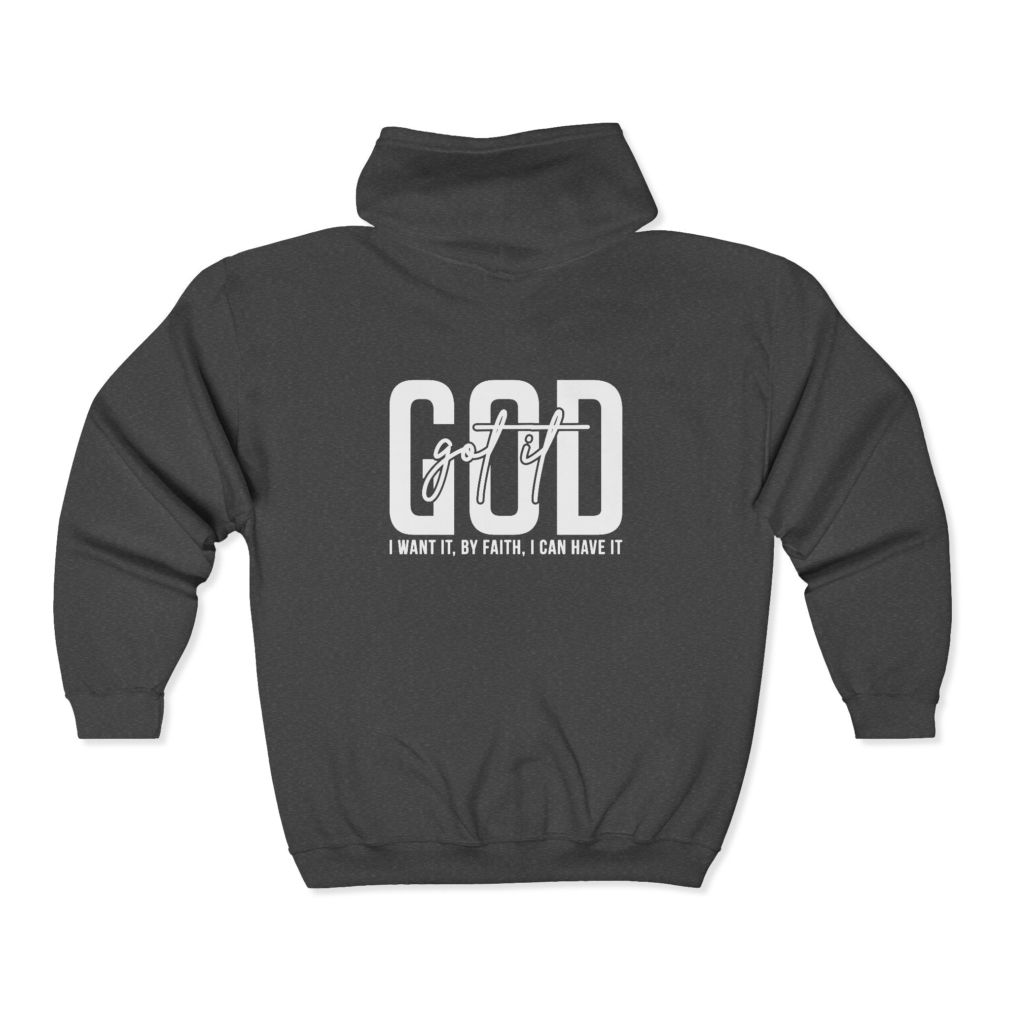God Got It Hoodie | God In Me Zip Hoodie | Faith Hoodie | Christian GIFT | Scripture Hoodie | Motivational Hoodie | Religious Gift