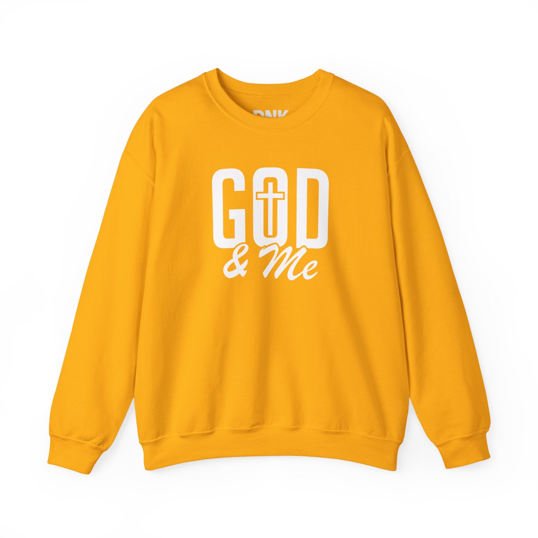 God & Me Sweatshirt | Cross Back Christian Sweater| Religious Gift| God Sweatshirt| God Is Good| Faith Sweate| Jesus Lover