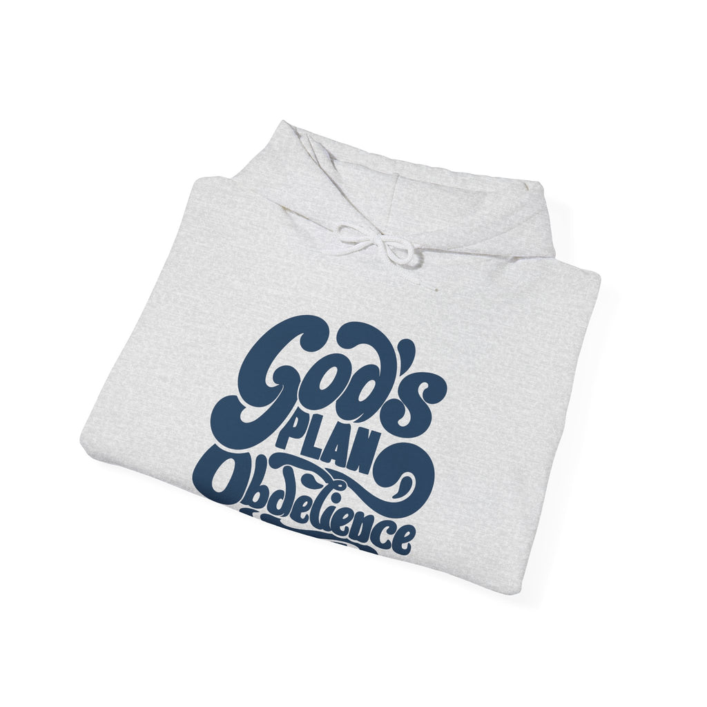 Gods Plan Obedience hoodie | Equals Overflow faith graphic sweatshirt