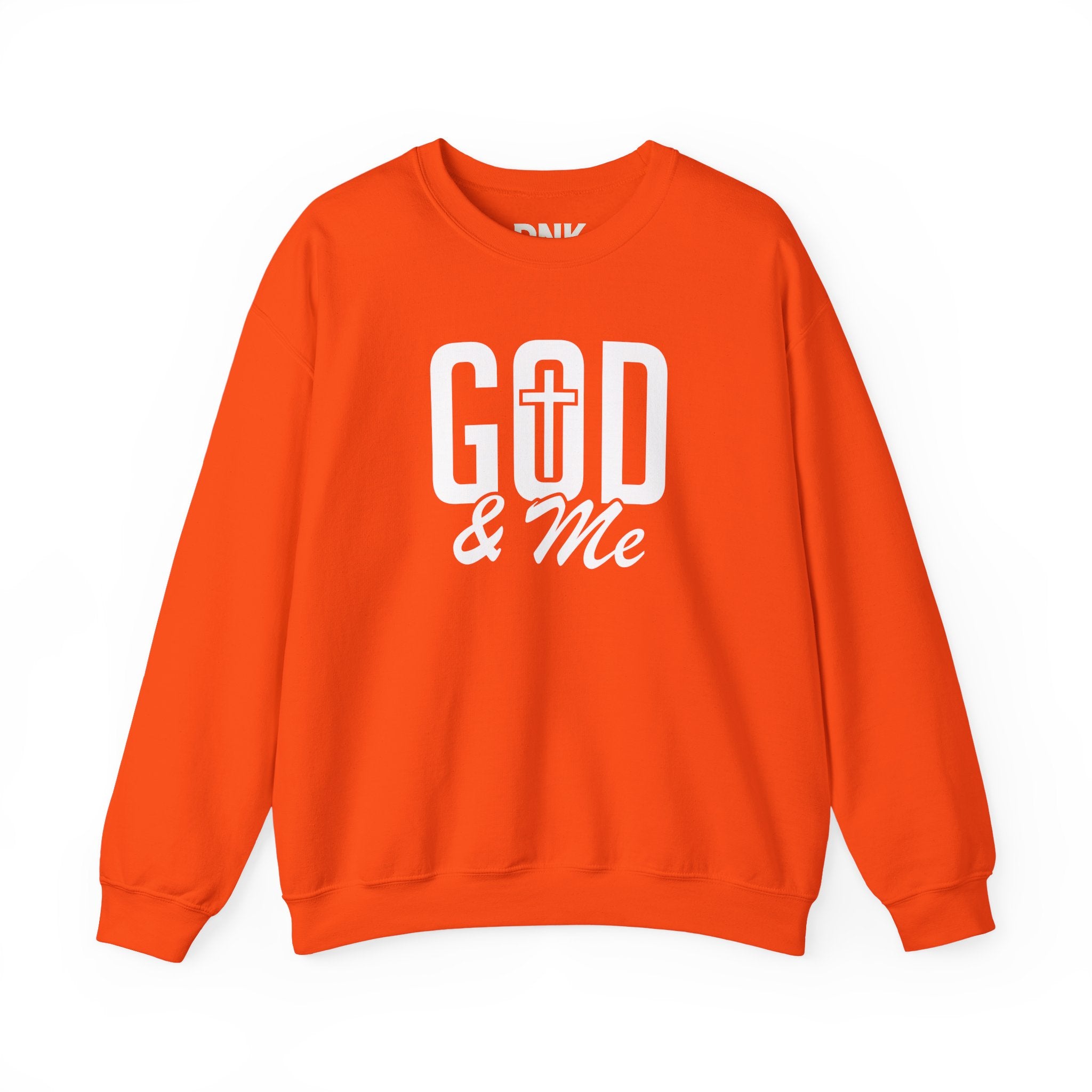 God & Me Sweatshirt | Cross Back Christian Sweater| Religious Gift| God Sweatshirt| God Is Good| Faith Sweate| Jesus Lover