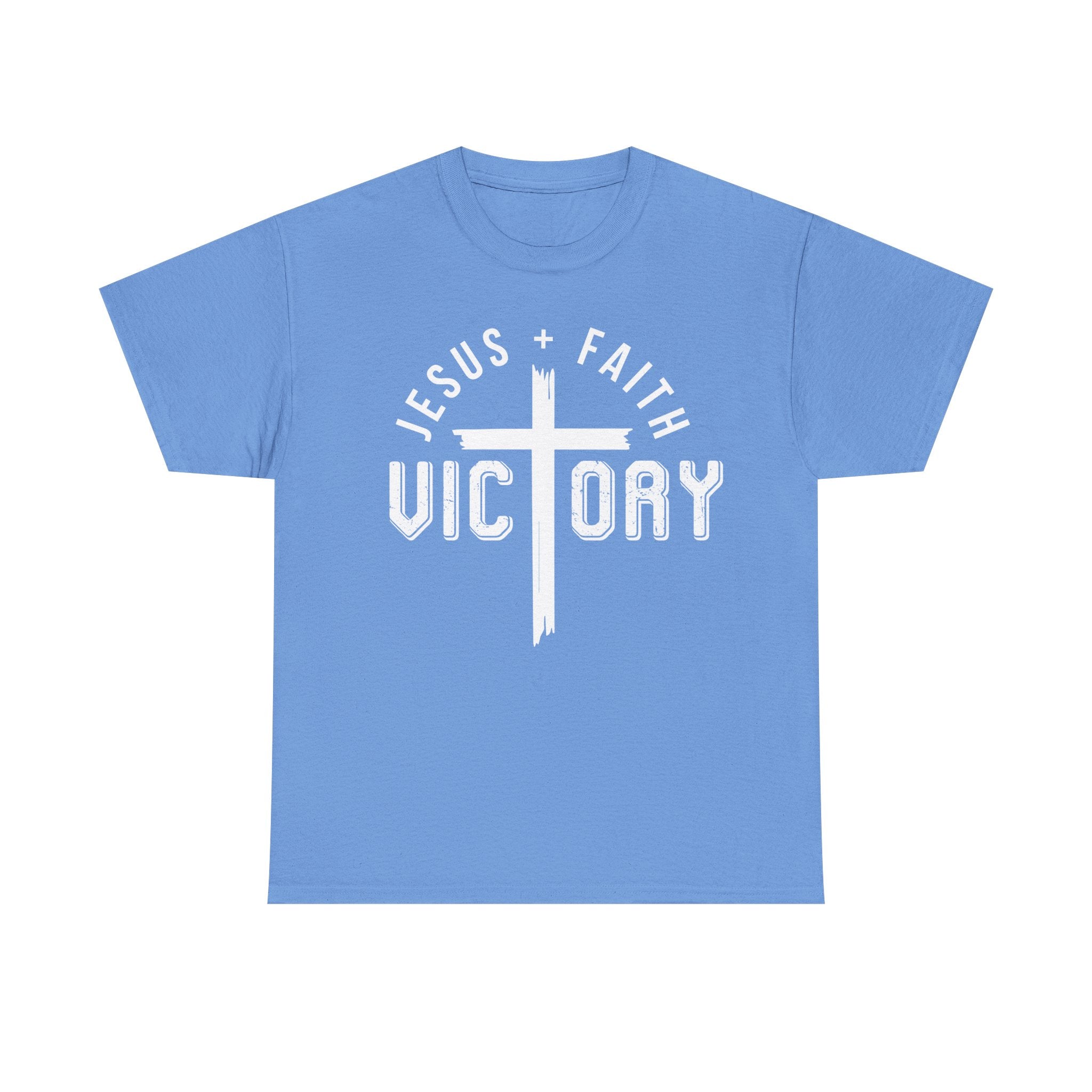 Jesus Faith Victory T-Shirt | Christian Typography Tee