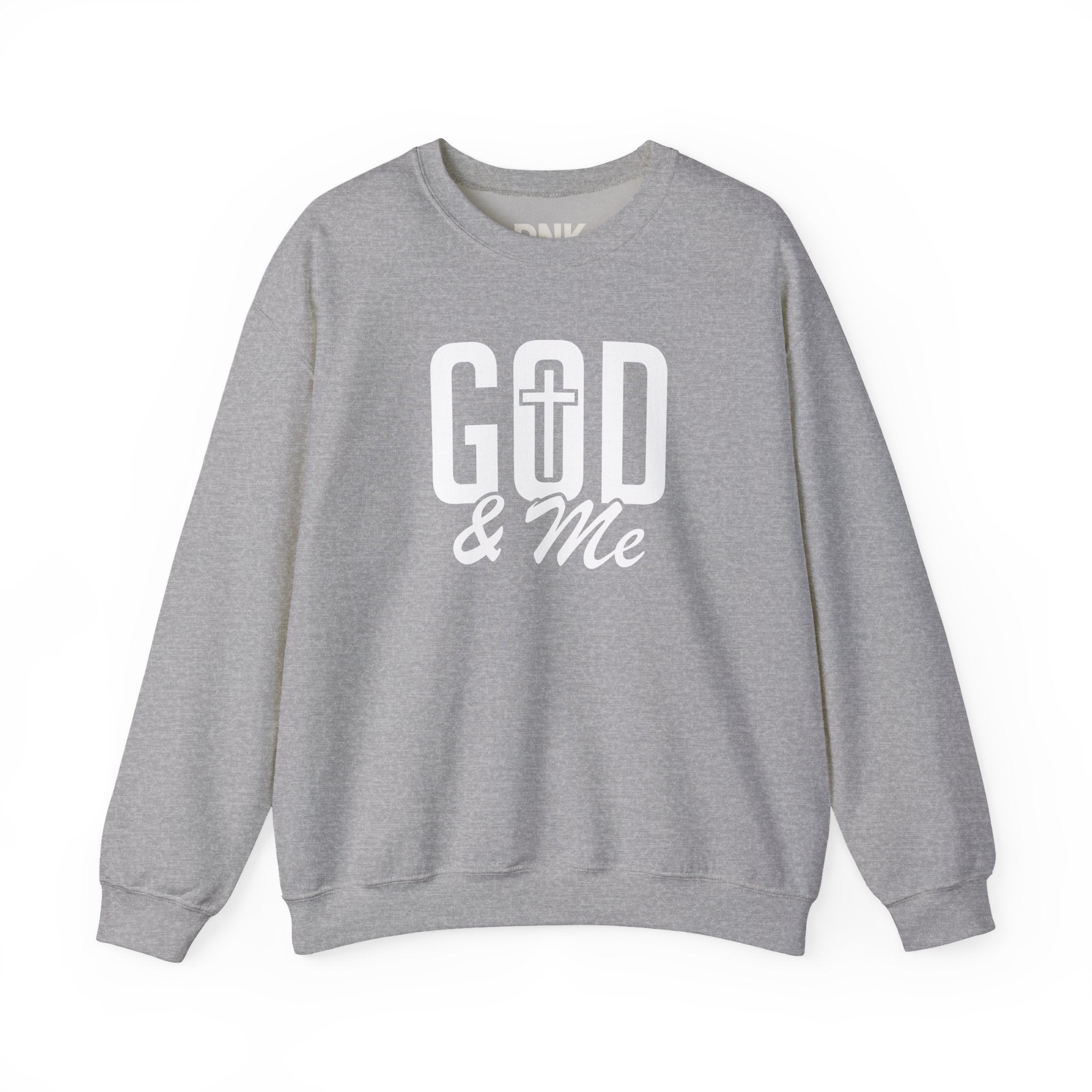 God & Me Sweatshirt | Cross Back Christian Sweater| Religious Gift| God Sweatshirt| God Is Good| Faith Sweate| Jesus Lover